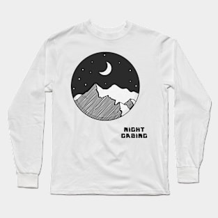 Cute Night Gazing Stargazer Long Sleeve T-Shirt